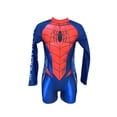 thumbnail image 1 of Traje De Baño Spiderman Completo De Maga Larga Para Niño Color Azul Talla 6, 1 of 4