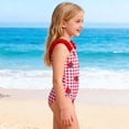 thumbnail image 7 of Edvintorg Kids Bathing Suits Girls Cute Graphic Sleeveless Swimwear One Piece Swimsuit Girls Tummy Control Size 4-8, 7 of 7