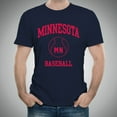 thumbnail image 4 of Minnesota Classic Baseball Arch Basic Cotton T-Shirt - 3X-Large - Navy, 4 of 7