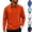 Saffron, variant on Polo Shirts for Men Cotton Breathable Sun Protection Long Sleeve Golf Collared Shirt for Casual Work Travel, 3 Buttons