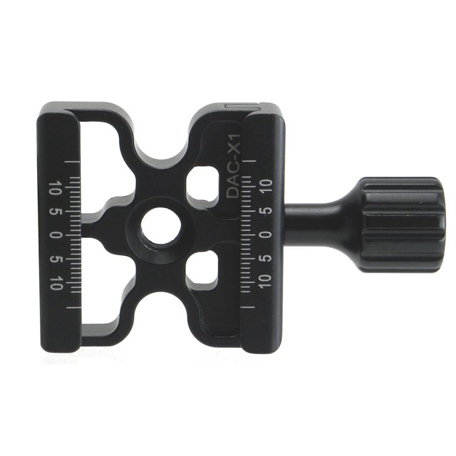 Desmond Dac-X1 Abrazadera De Esqueleto Ligera Qr De 50 Mm Adaptador Arca De 3/8 "W 1/4" Compatible Con Cabezal De Trípode