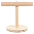 thumbnail image 1 of SHISUYAN Wood Bird Perch Stand Parrots Perch Parakeets Perch Stand for Cockatiels Conures, 1 of 9