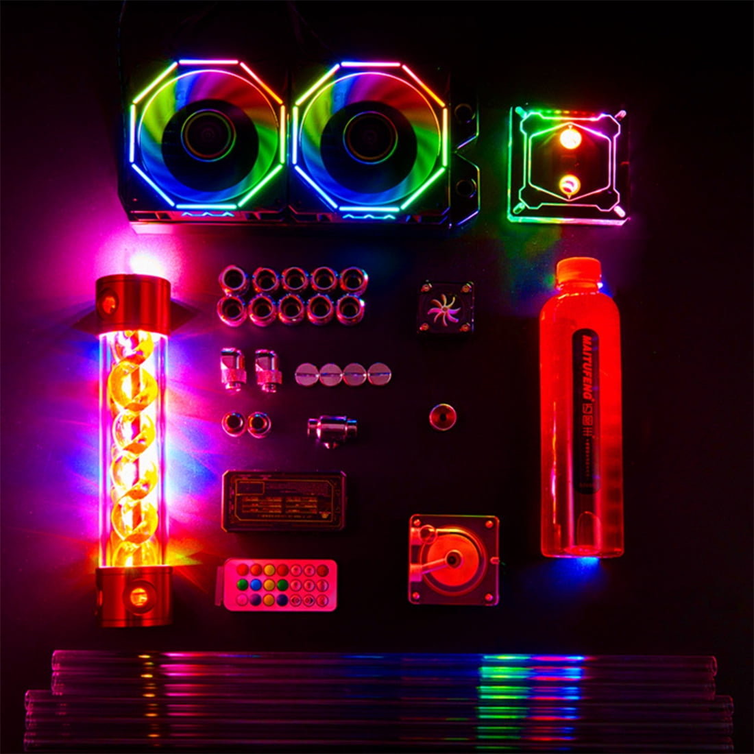 Computer Case Radiator Water Cooling System Water Cooler DIY RGBL Water