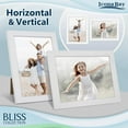 thumbnail image 6 of Icona Bay 8x10 White Picture Frames W/ 5x7 Mat, 5 PK, Bliss Tabletop Frames, 6 of 7