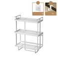 thumbnail image 3 of Organizador de Baño Baoblaze Estante sobre inodoro Blanco 3 niveles, 3 of 8