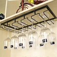 thumbnail image 3 of Hanging Glass Rack - Wine Glass Rack with 5 Rails for 10-15 Glasses, 50 x 22.5 x 5.5 cm, 3 of 5