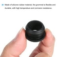 thumbnail image 4 of 4Pcs Snap Rubber Grommet Hole Plug Mount Dia 20mm ID 16mm H 14mm Seal Anti-Scratch for Cable Pipe Black, 4 of 5