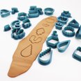 thumbnail image 4 of 24pcs Earrings Cutters Set Botanical Geometrical Shape Polymer Clay Molds For Jewelry Earrings Making, 4 of 8