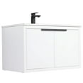 thumbnail image 4 of Fine Fixtures Kingsford Vanity 30" Wide With Doors - White - Sink Included, 4 of 12