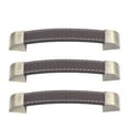 thumbnail image 4 of Poignée de Meuble, Apparence Élégante Poignée en Cuir pour Porte de Garde-Robe de Placard Marron, 4 of 8