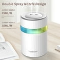 thumbnail image 4 of Mistaha Dual Mist Humidifier Quiet Air Purifier with 2 Nozzle 900ML High Capacity Automatic Shut-Off Night Light Function USB Powered Portable Humidifiers for Home Office Car, 4 of 8