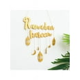 thumbnail image 4 of Ramadan Wooden Hanging Plaque Sign Lantern Pendant Ornament Wall DIY Home Decoration for Eid Ramadan, 4 of 8