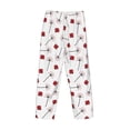 thumbnail image 3 of Lsque Ladybug With Dandelion Print Men's Pajama Pants, Lounge Pant - Comfortable Home Wear,Elastic Waistband, Stylish Design-X-Large, 3 of 9