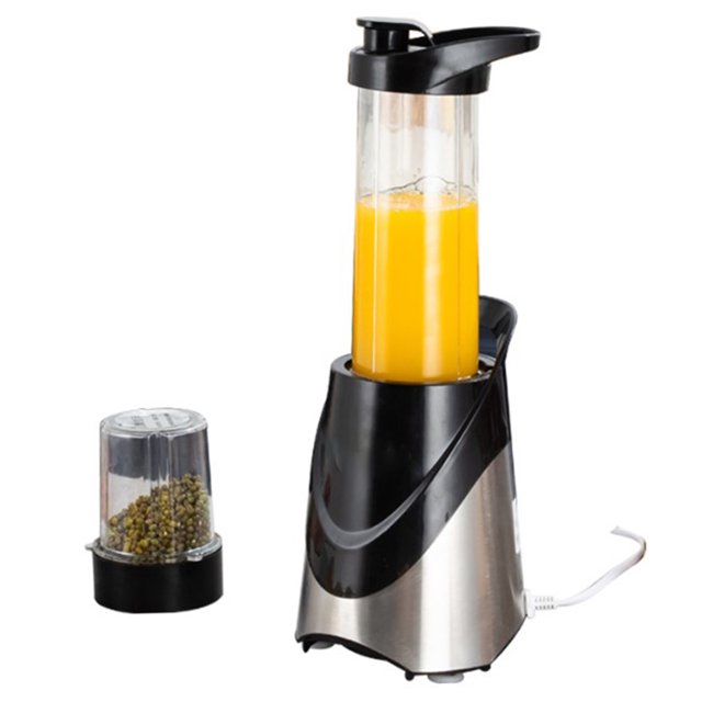 Exprimidor de cítricos de plástico de calidad alimentaria, 500ML, fácil operación, estera antideslizante, exprimidor eléctrico para el hogar, Bar, cafetería, enchufe europeo de 220V