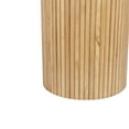 thumbnail image 2 of Round Solid Wood End Table Oak Pedestal Side Table Living Room Furniture Accent End Table with Solid Wood Base, 2 of 8