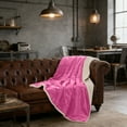 thumbnail image 4 of Hearth & Gear Double Layer Flannel Blanket For Year Round Warmth And Comfort Light Blanket Full Size Summer Blanket Full Size Radiator Blanket Knitted Throw Blanket Cute Blankets for Women Velour, 4 of 5
