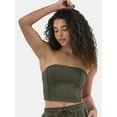 thumbnail image 4 of No Boundaries French Terry Tube Top and Shorts Set, 2-Piece, Women's, 4 of 5