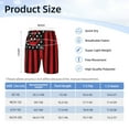 thumbnail image 4 of Cauagu Nautical American Flag Print Swim Trunks for Men,Youth Boys Swim Shorts Compression Liner Beach Shorts Boys' Swimming Shorts 7-20 Years Bathing Suit-Large, 4 of 7