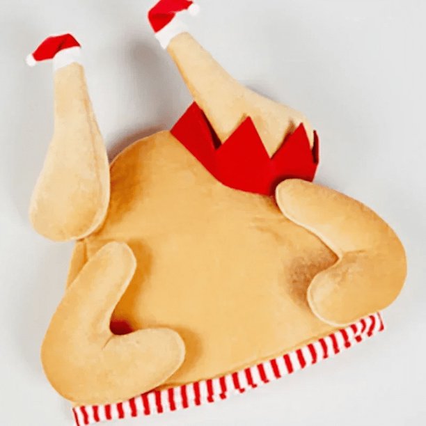 Sombrero divertido de pata de pollo para carnaval, decoración de Navidad, Acción de Gracias, sombrero de pavo para adultos, gorra festiva para fiesta