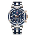 thumbnail image 1 of Reloj Luminoso Cronógrafo Casual Mini Focus Color Del Fondo Plateado/azul, 1 of 3