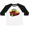 thumbnail image 3 of Inktastic Race Car 4th Birthday Boys Toddler T-Shirt, 3 of 5