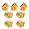 thumbnail image 3 of ColoMX 10 cajas de regalo para baby shower, cajas de dulces de abeja, decoraciones para fiesta de cumpleaños, pequeñas cajas de papel para dulces., 3 of 8