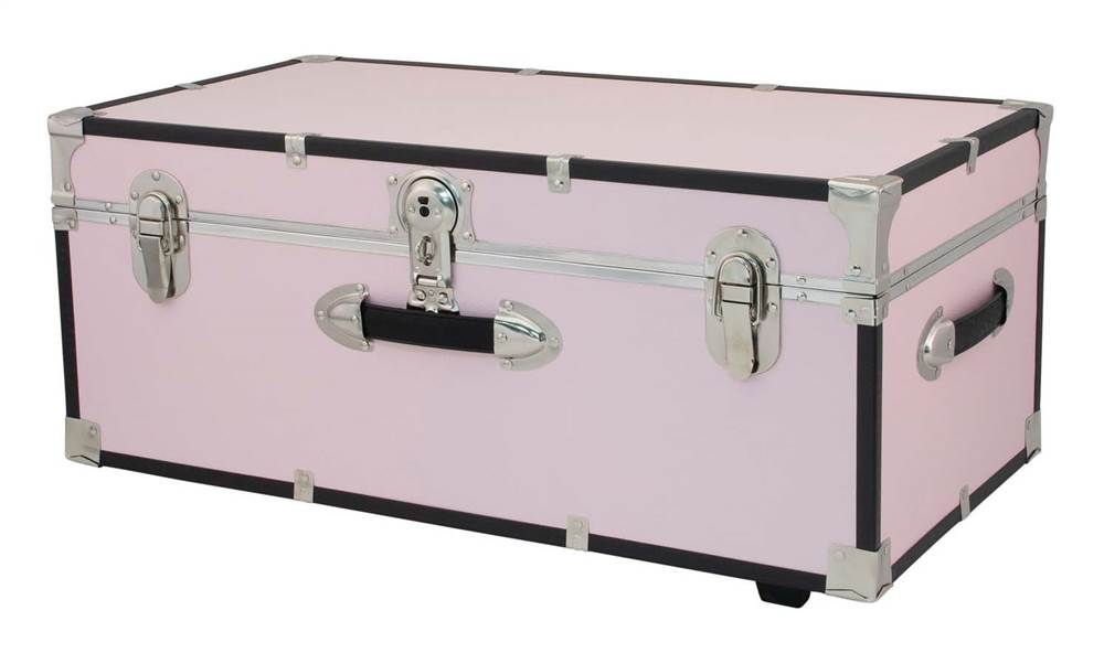 Seward Trunks 30" Trunk with Wheels and Lock in Blush Pink - image 2 of 6