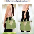 thumbnail image 4 of FORMRS Womens Corduroy Tote Bag Crossbody Shoulder Handbag with Pocket, Martini with Olive, 4 of 7