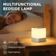 thumbnail image 2 of Paquete de lámparas de luz nocturna recargable, 3 modos táctiles, regulables, LED, lámpara de mesa portátil, funciona con pilas, pequeña lámpara inalámbrica para dormitorio, viajes, baño, 2 of 6