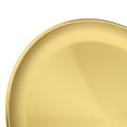 thumbnail image 5 of KOHAND 4 Pack 12 inch Gold Stainless Steel Plates, Round Metal Dinner Plates, Stainless Steel Serving Tray for Home, Camping, 5 of 5