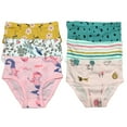 thumbnail image 4 of B&Q Comfortable Cotton Briefs for Toddler Little Girls - 6-Pack Assortment - Sizes 2T to 7T, 4 of 6