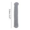 thumbnail image 4 of Unique Bargains 2 Pair Eyeglass Temple Tips High Elasticity Pattern Anti-slip Ear Hooks 2.17" L Gray, 4 of 5
