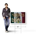 thumbnail image 4 of Hablamos Español Yard Sign 10 Pack of 18 Inch x 24 Inch Single Sided Weatherproof Heavy-Duty Plastic with Stake | Spanish Language Services, Customer Ready, Bold Design | Made in USA, 4 of 7