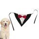 thumbnail image 4 of Collar con lazo para mascotas, bufanda triangular para fiestas, adorable y creativo babero para cachorros (lazo rojo), 4 of 8