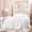 White, variant on PROMEED 100% Mulberry Silk Duvet Cover Set 3PCS, Real 23 Momme Grade 6A Silk Bedding Set with Duvet Cover and Pillowcases (Champagne, King)