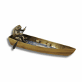 thumbnail image 2 of Maitland Smith Rowing Frog Sculpture - Antique Brass Accent for Nautical-Inspired Home Decor, 2 of 4