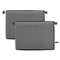 thumbnail image 2 of (2 pack) Auto Drive Universal Side Window Suction Cups Grey Curtain Sun Shade 2 Counts , 26" x 19.68", 2 of 9