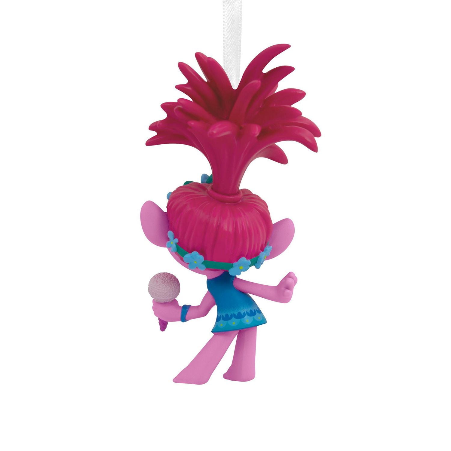 Hallmark DreamWorks Trolls World Tour Poppy With Microphone Christmas Ornament
