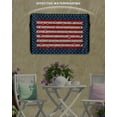 thumbnail image 3 of 4th of July Outdoor TV Cover 30 to 32 Inch Weatherproof, American Flag Star Patriotic Independence Day 600D Oxford TV Covers with Waterproof Zipper, Outside Flat TV Screen Protector 30"Wx19"Hx4.5"D, 3 of 7