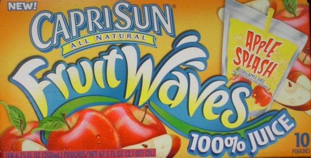Capri Sun 100% Juice Apple Splash