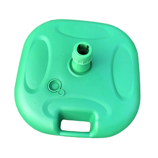 jinwen Parasol Base Holder Standing Patio Umbrella Base for Outside Beach Deck Green
