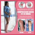 thumbnail image 3 of 4 Pairs Copper Compression Socks for Women & Men Circulation 15-20 mmhg - Better Blood Flow, Swelling, Best Support for Medical, Running, Nursing, 3 of 8