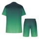 thumbnail image 3 of Mens Pantalones Casuales Cuello Redondo Impresión de Manga Corta Blusa Y Pantalones Cortos Traje, Pantalones de Traje para Hombres, 3 of 5