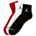 thumbnail image 3 of Jordan Mens Jumpman Quarter Socks (3 Pair), 3 of 3