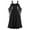 Black, variant on HXWCHs Women's Victorian Gothic Dress Solid Color Fitted Waist Retro Court Ball Gown Black XL