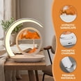 thumbnail image 3 of 3-in-1 Moving Sand Art Desk Lamp with Wireless Charging Station | Sandscape Charger for Home/Office | Soothing Quicksand Decor & Dual Light Modes(xxw), 3 of 7