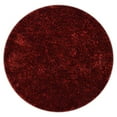 thumbnail image 3 of Rugsotic Carpets Hand Tufted Shag Polyester Eco-Friendly Area Rugs - 8'x8', Round, Red Black, Plain Solid Design, High Pile Handmade Anti Skid Rugs for Living Room, Bed Room K00111, 3 of 5