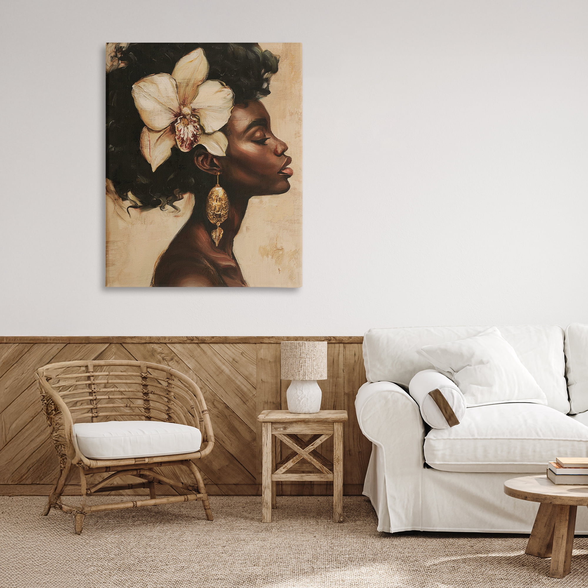 Stupell Industries Orchid Majesty Portrait Canvas Wall Art, design by Svetlana Aleynikova