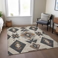 thumbnail image 6 of Addison Rugs Chantille Indoor/Outdoor Transitional Aztec Beige Machine Washable Rectangle Rug, 3' x 5', 6 of 8