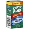 Opti-Free Express Sterile Rewetting Drops For Contact Lenses, Economy Size - 0.66 Oz, 2 Pack